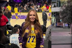 东契奇母亲今天也到现场看球了！51岁的卢卡妈妈风韵犹存视频